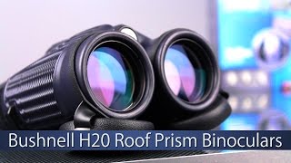 Bushnell H20 Roof Prism WaterProof Binoculars  OpticsPlanetcom [upl. by Ahseined673]