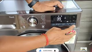 LG front loading automatic machine 11kg FHP1411Z9B demo installation everything explain in Hindi [upl. by Gillespie]