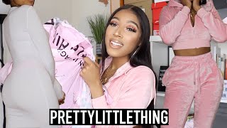 PRETTYLITTLETHING POST LOCKDOWN TRENDY SPRING TRY ON HAUL   DARCIA DORILAS [upl. by Disini]