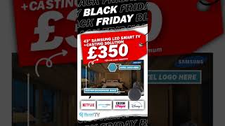 Black Friday Deal  Samsung Hospitality TV [upl. by Enamrahs]