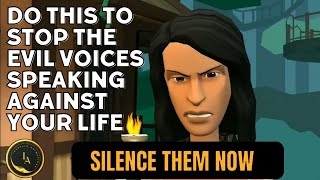 Do This To Stop The Evil Voices Speaking Against Your Life Christian Animation prayer spiritual [upl. by Portingale]