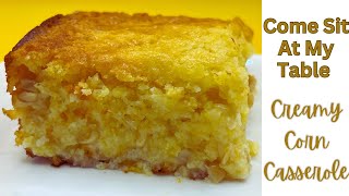 Creamy Corn Casserole  A Cross Between Corn Bread and Corn Pudding  So Moist and Delicious [upl. by Akemot]