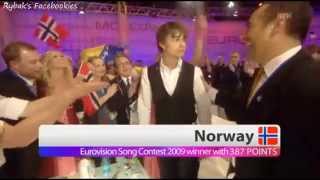 Alexander Rybak  winning the ESC final 2009 [upl. by Jaala43]