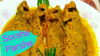 Parshe macher recipe  Shorshe parshe  parshe macher jhal [upl. by Macknair]