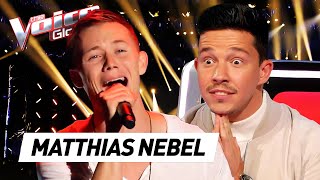 Every MATTHIAS NEBEL performance on The Voice of Germany [upl. by Tamera]