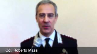 Carabinieri Massi sale al comando provinciale [upl. by Ayiotal]