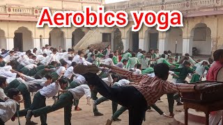 Aerobics yogachampa agrawal inter college Mathura [upl. by Ventura246]