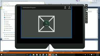Simple first hololens application development with Hololens emulator [upl. by Nilyram402]