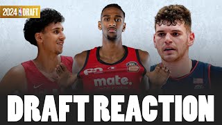 2024 NBA Draft Reaction  The Lottery [upl. by Oecam434]