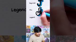 Normal vs Expert How to write J [upl. by Perseus]