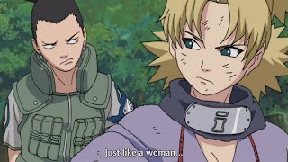 SHIKAMARU NARA RESCUES TEMARI AND TOGETHER BATTLES WITH KUJAKU [upl. by Waldo]