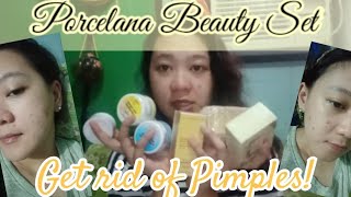 Porcelana Full Review  Remove pimples in 7 days  Application guide  Maria Cii [upl. by Assillim]