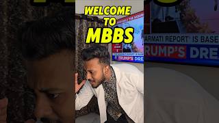 Welcome to MBBS🥼🩺 Senior Junior interaction shorts shivamrajaiims neetexam mbbs funny [upl. by Vallie]