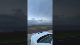 Massive tornadic storm in Illinois last week with Mammatus clouds stormchasing tornadoes [upl. by Kifar]