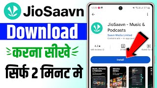 Jio savn app download kaise kare  how to download jiosaavn app [upl. by Iruy]