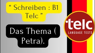 Schreiben B1 Telc   Petra [upl. by Namyl]