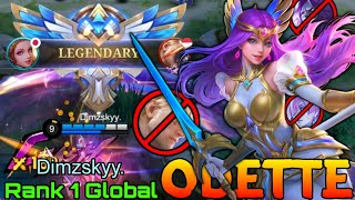 Legendary Odette 80 Win Rate  Top 1 Global Odette by Dimzskyy  Mobile Legends [upl. by Tsyhtema30]