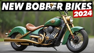 7 New Bobber Motorcycles For 2024 [upl. by Asoramla]