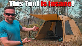 The Most IMPRESSIVE Hot Tent That I Have Seen Yet  NatureHike Dune Tent [upl. by Landel]