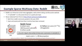 Tamara Kolda  Practical LeverageBased Sampling for LowRank Tensor Decomposition [upl. by Towbin696]