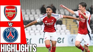 Arsenal vs PSG  All Goals amp Highlights  Youth League  011024 [upl. by Leiru]