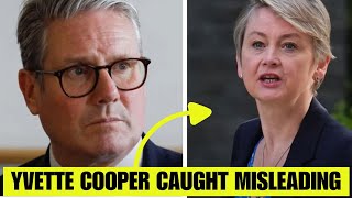 Yvette Cooper Caught Misleading [upl. by Nomit31]