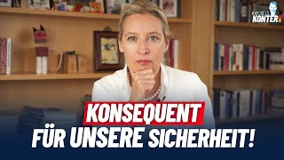 quotKonsequent für unsere Sicherheitquot  Alice Weidel  Weidels Konter [upl. by Bron]