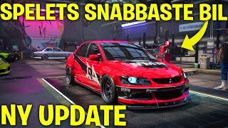 NFS HEAT  SPELETS SNABBASTE BIL amp NY UPDATE TOKYO DRIFT EVO [upl. by Leanne304]