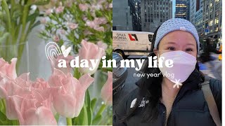 纽约生活 nyc vlog  new year wish move out of nyc time square counting down blizzards grocery haul [upl. by Adnirim]