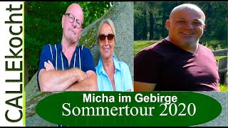 Käsespätzle selber machen Rezept mit Micha am Großglockner ohne Strom und Gas kochen Sommertour 20 [upl. by Enyaj]