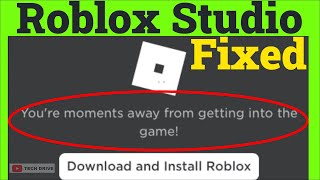 How To Fix Cant Join Roblox Games Bug  Fix Youre Moment Away From Getting Into Gamesolved [upl. by Harimas613]