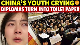 China’s Youth Broken Crying Can’t Find Jobs Top University Diplomas Turn Into Toilet Paper [upl. by Godfry]