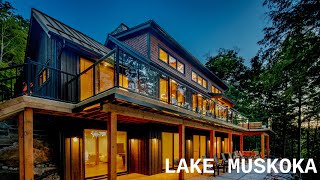 Lake Muskoka Modern Custom Cottage [upl. by Silvana]