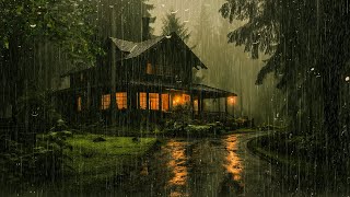 Rain and Thunder Sounds to Sleep Fast  Sleep Immediately with Heavy Rain on Tin Roof Relax ASMR [upl. by Tan]