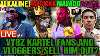 Alkaline Surpass Vybz Kartel Can masicka Surpass Mavado Them Sell Out Gaza [upl. by Sitto]