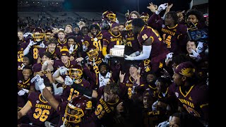 Central Michigan University celebrates win over Western Michigan University [upl. by Lyram]