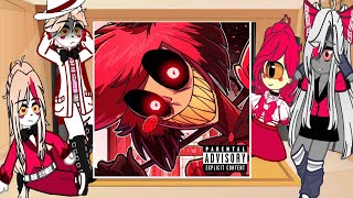 HAZBIN HOTEL reacts to ALASTOR  Gacha Reacts [upl. by Thin94]