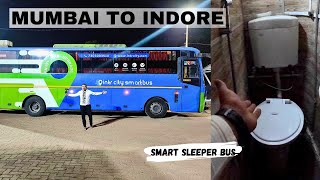 Mumbai To Indore By Bus  Intercity Smart Bus  Bus Journey  bbr Vloggs [upl. by Ofilia497]