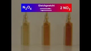 Chemisches Gleichgewicht von Stickstoffdioxid NO2 [upl. by Simone]