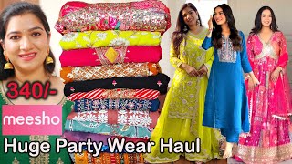 Meesho Party Wear Kurta Set Haul Startinf From 340Meesho Office wear Haul [upl. by Vernita]