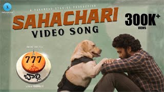 Sahachari Video Song Telugu  777 Charlie  Rakshit Shetty  Nobin Paul  Paramvah Studios [upl. by Anelhtak]