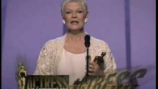 Judi Dench winning Best Supporting Actress  71st Oscars 1999 [upl. by Roxie425]