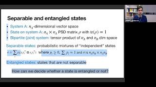 MoCaO Lectures 2023 Polynomial optimisation  Lecture 3 by James Saunderson [upl. by Hummel378]