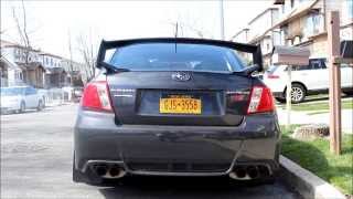 2013 WRX STi SPT amp Corsa Catback Exhaust Comparison [upl. by Wenz]