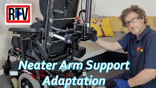 Neater Arm Support Adaptation on Powered Wheelchair [upl. by Schou302]