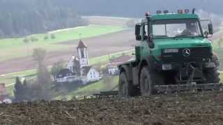 Unimog I Feingrubbern mit MBUnimog Agrar U 2100 [upl. by Elokkin]