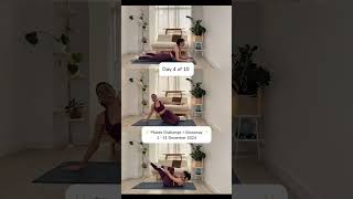 🤍✨ Day 4 of 10Day Pilates Challenge  Giveaway  Upper Body and Posture Pilates [upl. by Hutchins]