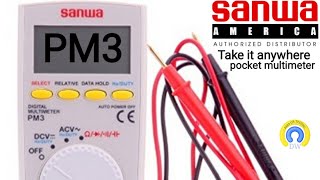 SANWA PM3 Pocket Multimeter Review amp Teardown [upl. by Anes]