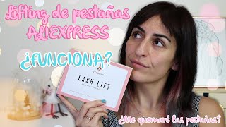 LIFTING de PESTAÑAS en casa  Lash lift Aliexpress ¿Funciona [upl. by Aryt]