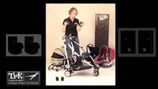 TFK Buggster S Stroller  Car Seat and Carrycot Instructions [upl. by Emelun]